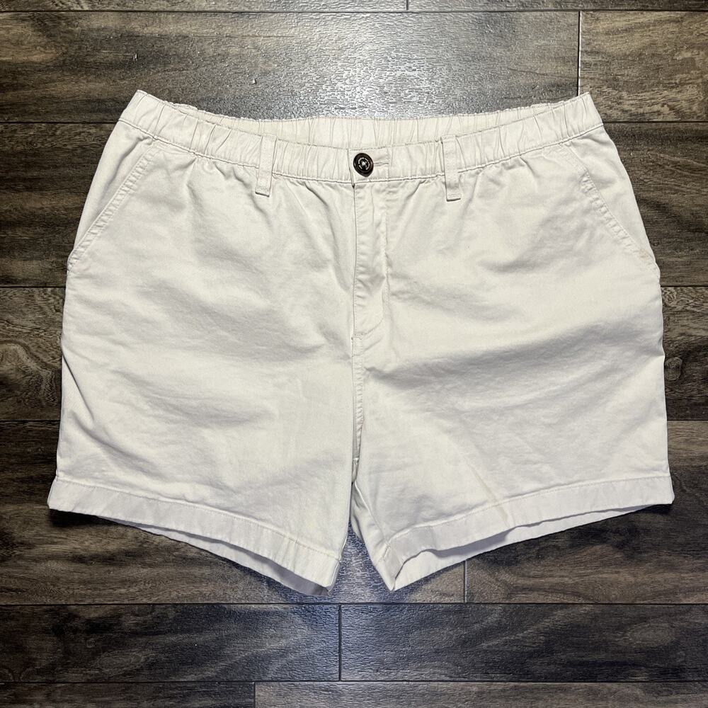Chubbies Originals Stretch Twill Shorts Men's XL Khaki 5.5" Inseam EUC